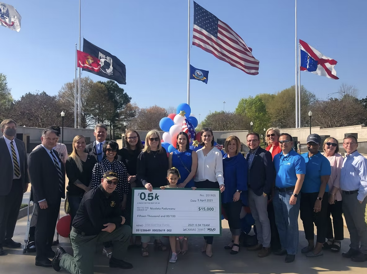 A Huntsville Gold Star Widow Gets 15,000 Reasons to Smile